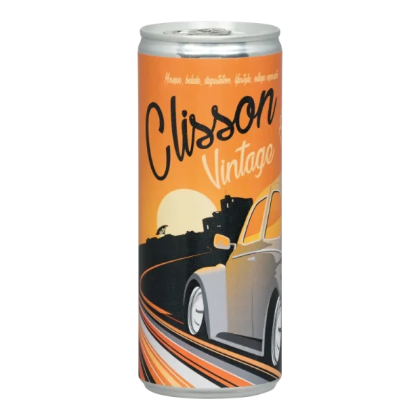 Water Concepts - Can of Energy Drink with logo and label
