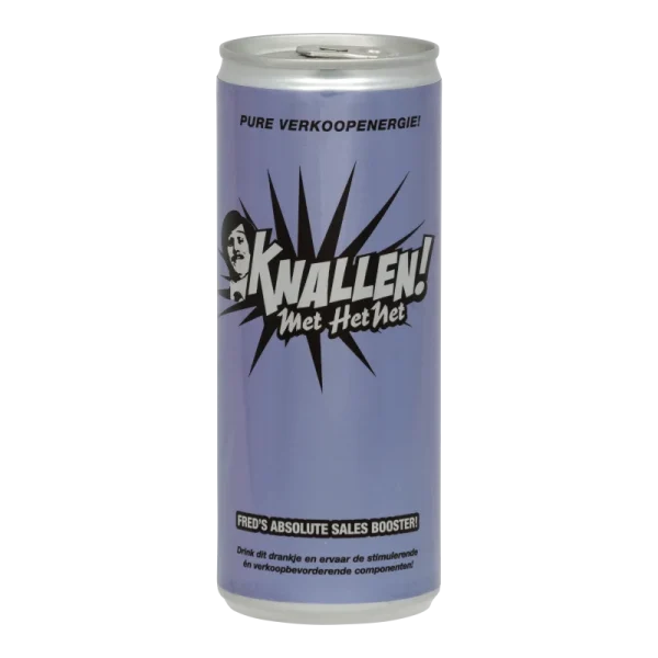 Water Concepts - Can of sugar-free Energy Drink with logo and label