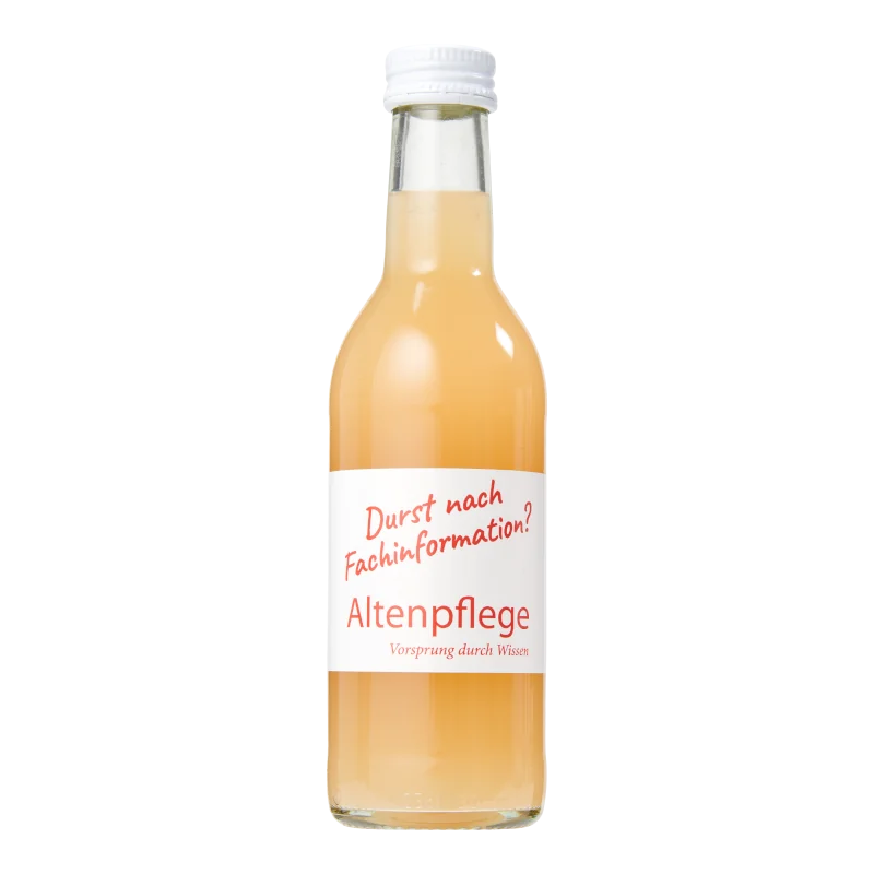 Water Concepts - Bottle of Apple Juice with logo and custom label