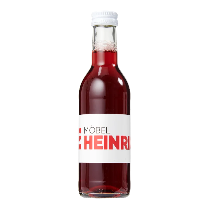 Water Concepts - Bottle of fruit juice Apple-Cherry with logo and label