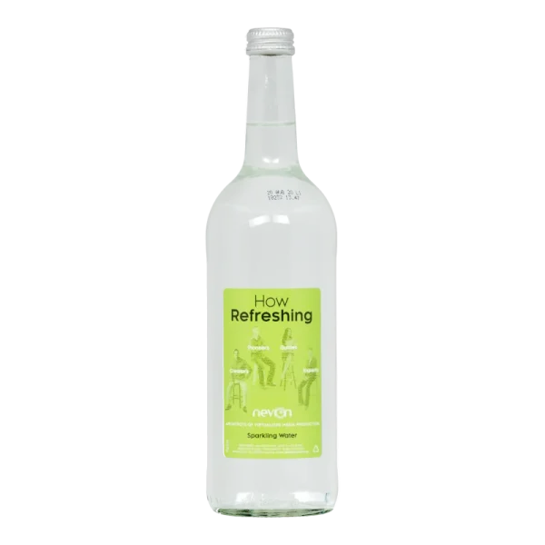 Water Concepts - Glass water bottle with logo and label