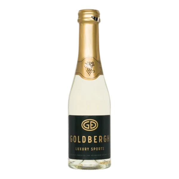 Water Concepts - Bottle of Secco Gold wine with logo and label