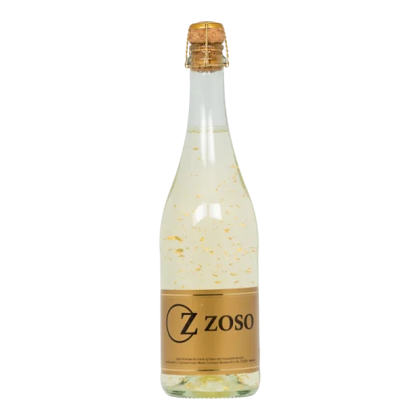 Water Concepts - Bottle of Sekt Gold wine with logo and label