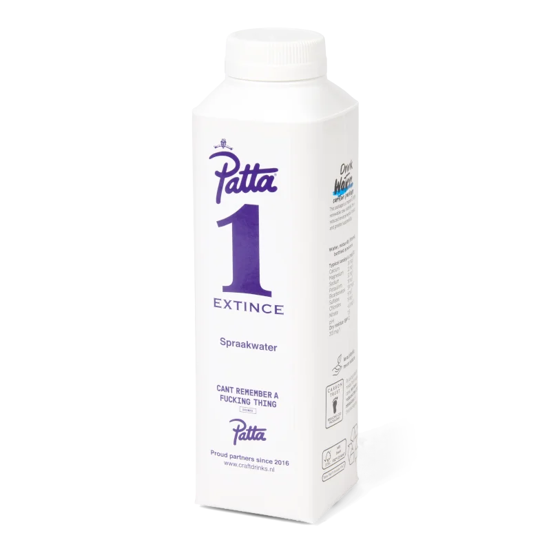 Water Concepts - cardboard water bottle with logo and print